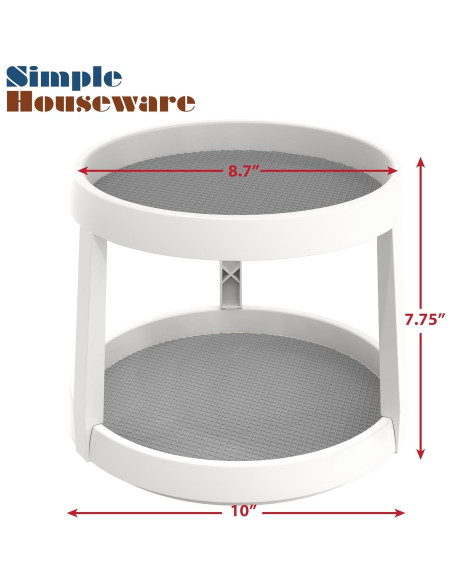Organizador de especias 2 niveles Simple Houseware 25,4 cm Organizador de especias 2 niveles Simple Houseware 25,4 cm