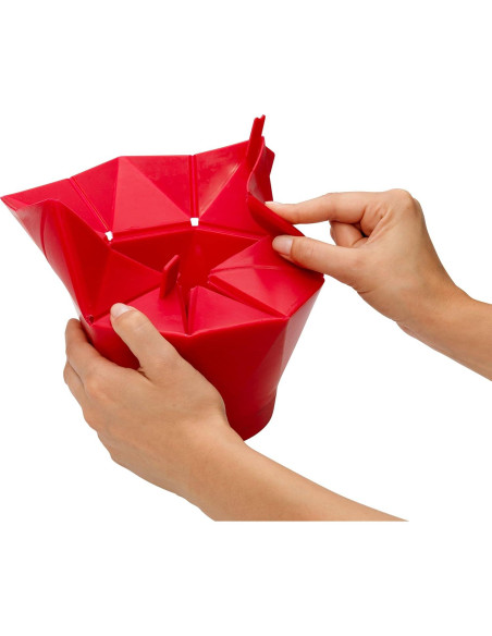 Popcorn Popper Microondas Chef'n Cereza 10 Tazas Silicona Popcorn Popper Microondas Chef'n Cereza 10 Tazas Silicona