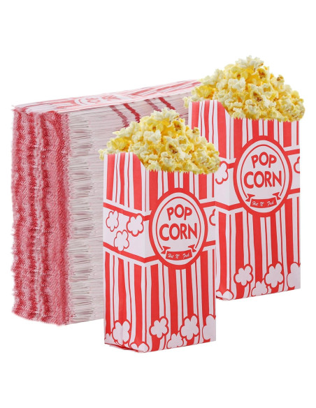 500 Bolsas de Papel para Palomitas 1 oz Ystbaunly 500 Bolsas de Papel para Palomitas 1 oz Ystbaunly