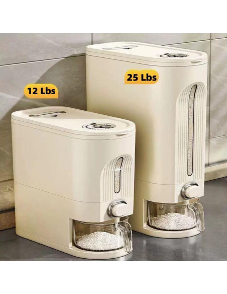 Dispensador de Arroz IEEK 5,44 kg con Taza Medidora Dispensador de Arroz IEEK 5,44 kg con Taza Medidora