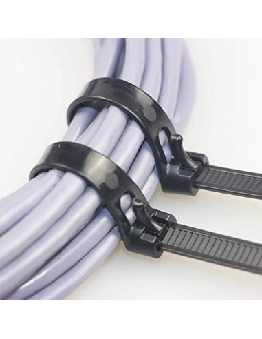 Bridas Reutilizables Helonge 100 Pcs Nylon Alta Resistencia