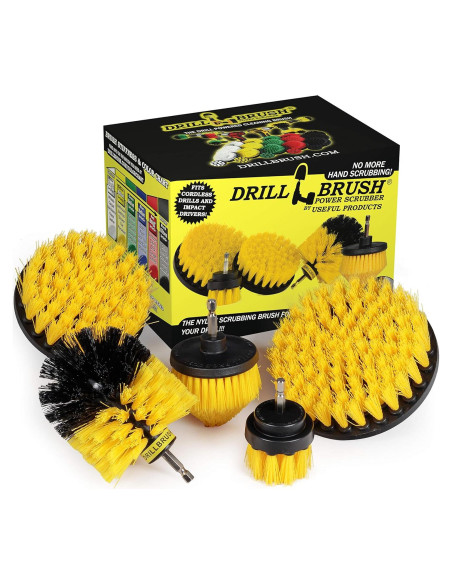 Juego de Cepillos de Limpieza para Taladro Drillbrush 5 Piezas Juego de Cepillos de Limpieza para Taladro Drillbrush 5 Piezas