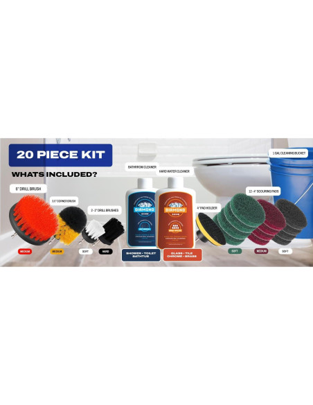 Kit de Limpieza Completo Diamond Shine 20 Piezas Kit de Limpieza Completo Diamond Shine 20 Piezas