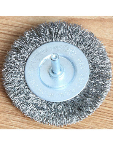 Kit de cepillos de alambre FPPO 4 piezas 75 mm para taladro