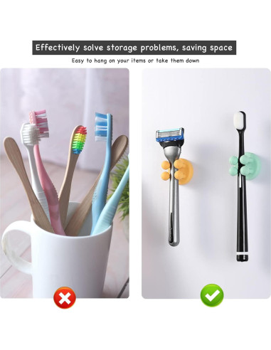 Soportes de Cepillo de Dientes Silicona iBetterLife 5 Pcs