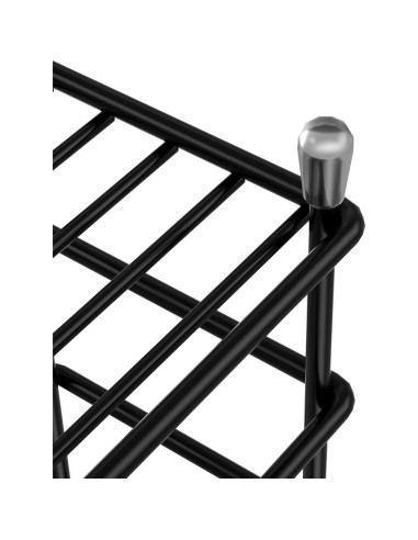 Soporte para Cepillos de Dientes HBlife Acero Inoxidable Negro