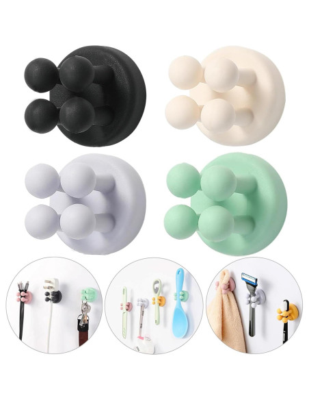 Soportes de Cepillo de Dientes Silicona iBetterLife 5 Pcs Soportes de Cepillo de Dientes Silicona iBetterLife 5 Pcs