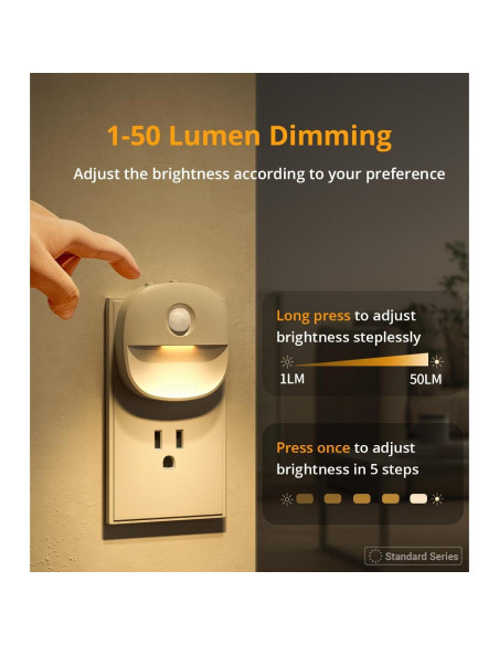 Luz Nocturna Lyridz con Sensor de Movimiento 4 Unidades Luz Nocturna Lyridz con Sensor de Movimiento 4 Unidades