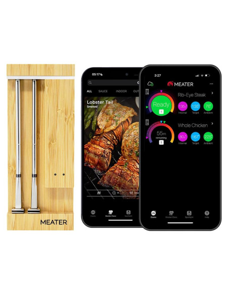 Termómetro de Carne Inalámbrico MEATER Pro Duo - 2 Sondas Termómetro de Carne Inalámbrico MEATER Pro Duo - 2 Sondas