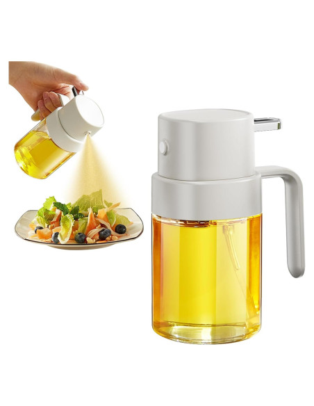 YARRAMATE Pulverizador de Aceite 200 ml Blanco para Cocina YARRAMATE Pulverizador de Aceite 200 ml Blanco para Cocina