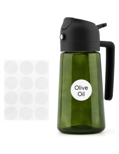 Botella dispensadora de aceite Ranjaner 470ml negra 2