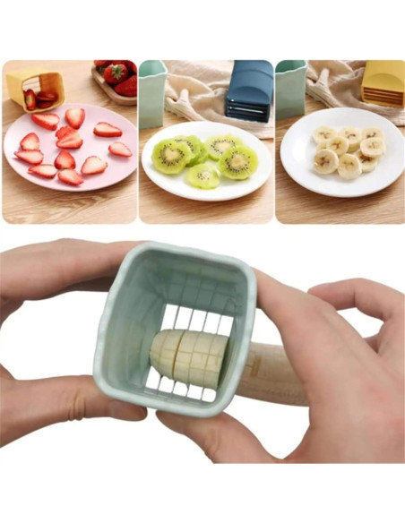 Cortadores de Frutas en Taza DASZERX 3 Piezas Acero Inoxidable Cortadores de Frutas en Taza DASZERX 3 Piezas Acero Inoxidable