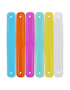 Estuche Portacepillos de Viaje Cllayees 6 Pcs Multicolor