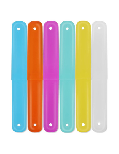 Estuche Portacepillos de Viaje Cllayees 6 Pcs Multicolor