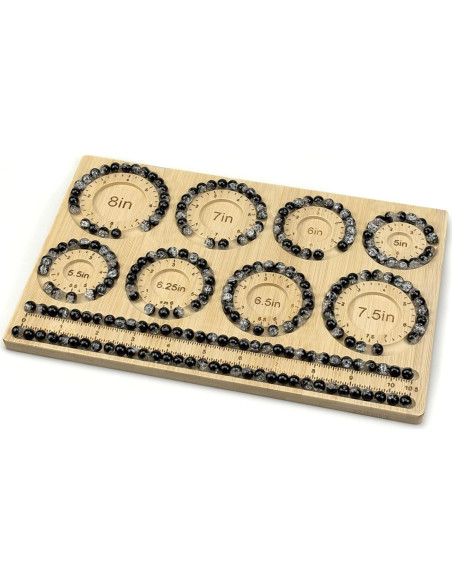 Tablero de Cuentas Petoysoso de Bambú para Joyas 29x18.5 cm Tablero de Cuentas Petoysoso de Bambú para Joyas 29x18.5 cm