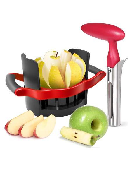 Cortador y Descorazonador de Manzanas Newness 13 cm Acero Inoxidable Cortador y Descorazonador de Manzanas Newness 13 cm Acero Inoxidable