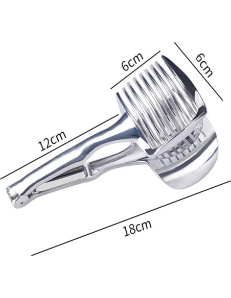 Cortador de Frutas y Verduras Dycica Acero Inoxidable 18cm Cortador de Frutas y Verduras Dycica Acero Inoxidable 18cm