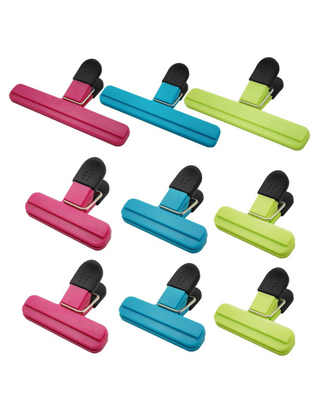 Pinzas para Bolsas de Alimentos 9pcs Business King Pinzas para Bolsas de Alimentos 9pcs Business King