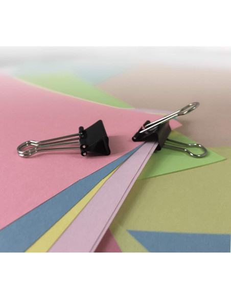 Clips de papel Amazon Basics pequeños 144 unidades negro Clips de papel Amazon Basics pequeños 144 unidades negro