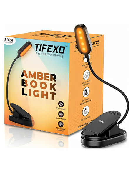 Luz de Lectura Ámbar Recargable con Clip - Shenzhen Yarrae Luz de Lectura Ámbar Recargable con Clip - Shenzhen Yarrae