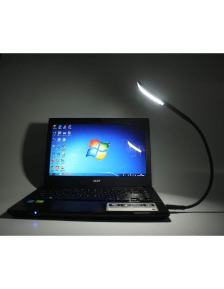 Lámpara LED USB Flexible EBYPHAN C15 con 14 Perlas, 3 Niveles de Brillo Lámpara LED USB Flexible EBYPHAN C15 con 14 Perlas, 3 Niveles de Brillo
