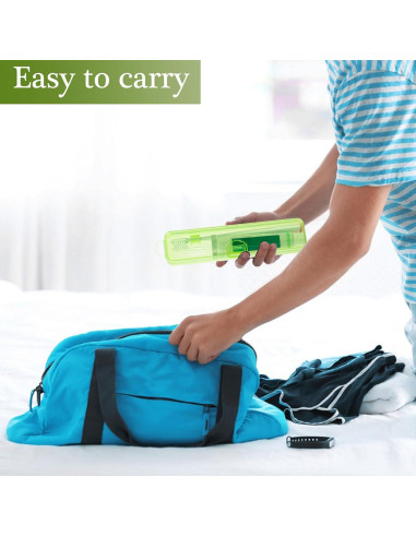 Estuche de viaje para cepillos de dientes Gamdee 2 unidades