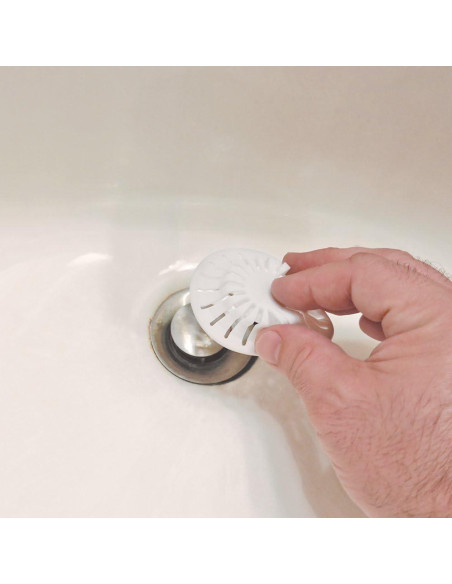 Captador de Cabello Danco para Fregadero de Baño - 2 Piezas Captador de Cabello Danco para Fregadero de Baño - 2 Piezas