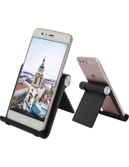 Soporte Plegable para Teléfono Celular Mayten Negro - Ajustable Soporte Plegable para Teléfono Celular Mayten Negro - Ajustable