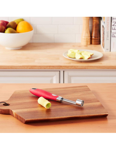 Descorazonador de Manzanas Tovolo Acero Inoxidable Rojo