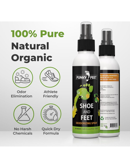 Spray Desodorante para Zapatos y Pies Funky Feet 120ml Spray Desodorante para Zapatos y Pies Funky Feet 120ml