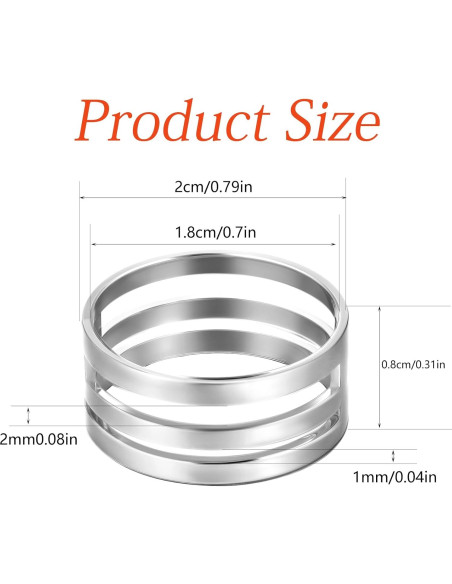 Herramienta Abridora de Anillos de Salto ZEYIYER 2 Piezas Plata Herramienta Abridora de Anillos de Salto ZEYIYER 2 Piezas Plata