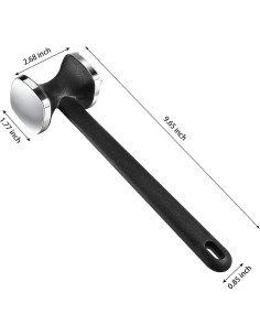 Martillo Ablandador de Carne NULIZL Acero Inoxidable 24x6.6 cm 2