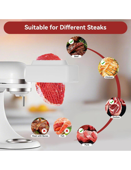 Ablandador de Carne GOKALL para Mezcladores KitchenAid Ablandador de Carne GOKALL para Mezcladores KitchenAid