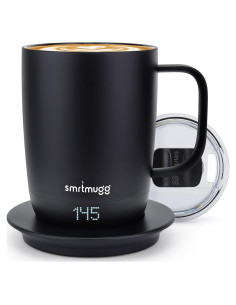 Taza de Café Autocalentable SmrtMugg Pro 14 oz LCD