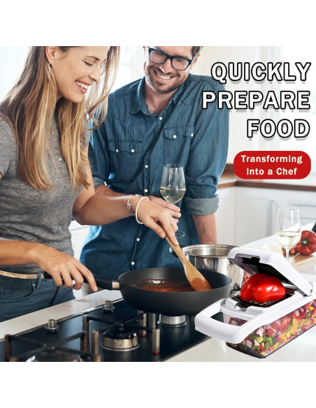 Cortador de Verduras 25 en 1 RCOMG con 13 Cuchillas Cortador de Verduras 25 en 1 RCOMG con 13 Cuchillas