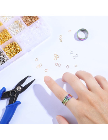 Alicates Abre Anillos de Salto Aysatogc, 3 Piezas, Acero Inoxidable