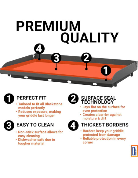 Mat de Silicona OZG 22" para Plancha Blackstone - Protección Total Mat de Silicona OZG 22" para Plancha Blackstone - Protección Total