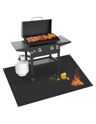 Alfombrilla para Parrilla TOHONFOO 70x48cm Resistente al Calor