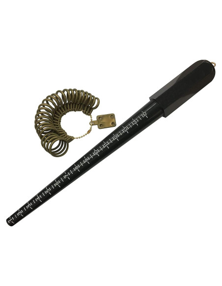 Mandril Medidor de Anillos RJS hasta Tamaño 15 - Herramienta Joyería Mandril Medidor de Anillos RJS hasta Tamaño 15 - Herramienta Joyería