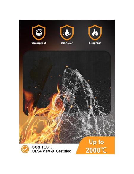 Mat de Grill LXLZSH 60x78 cm Resistente al Calor y Agua Mat de Grill LXLZSH 60x78 cm Resistente al Calor y Agua