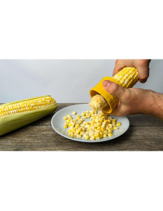 Pelador de Mazorcas de Maíz SE CCP32 Acero Inoxidable Amarillo 2
