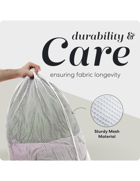 Bolsas de lavandería de malla XL Handy Laundry - 2 unidades - 61x91 cm - Nylon duradero Bolsas de lavandería de malla XL Handy Laundry - 2 unidades - 61x91 cm - Nylon duradero