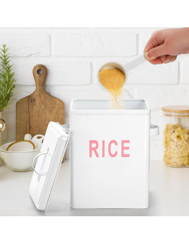 Contenedor de Almacenamiento de Alimentos YOUEON 4,54 kg Blanco