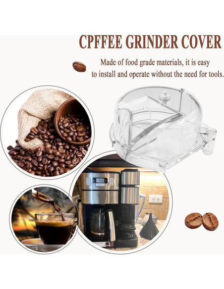 Tapa de Ensamblaje DGB-500GLID para Cafetera Cuisinart Tapa de Ensamblaje DGB-500GLID para Cafetera Cuisinart