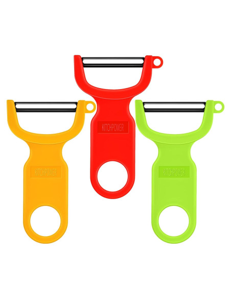 Pelador de Verduras KITCHPOWER Acero al Carbono 3-Pack Pelador de Verduras KITCHPOWER Acero al Carbono 3-Pack