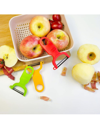 Pelador de Verduras KITCHPOWER Acero al Carbono 3-Pack