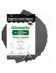 Papel Absorbente de Aceite Qünmatte - 100 Hojas Naturales