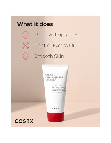 Limpiador Espumoso COSRX AC Collection 150ml Ácido Salicílico