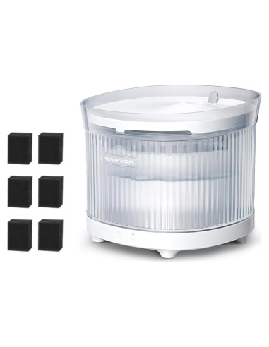 Fuente de Agua Inalámbrica para Gatos HomeRunPet 2L con 6 Filtros