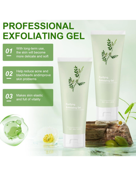 Gel Exfoliante Purificante CUOCT 2 PCS 11.62x6.1 cm Gel Exfoliante Purificante CUOCT 2 PCS 11.62x6.1 cm